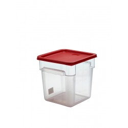 Lid Square Container 5.7/7.6L Red Lid for 10722-07 and 10723-07