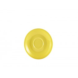 Genware Porcelain Yellow Saucer 12cm (Pack of 6)
