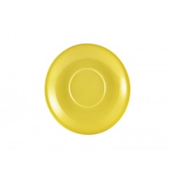 Genware Porcelain Yellow Saucer 16cm (Pack of 6)