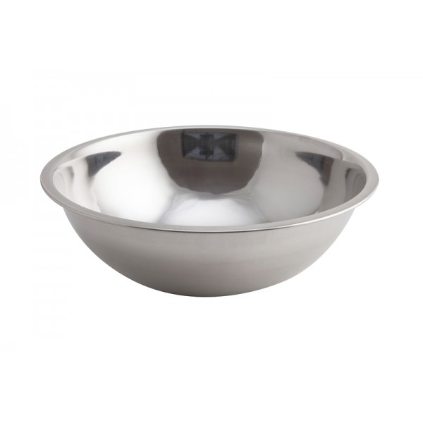 Genware Mixing Bowl Stainless Steel  3 Litre 27 (Dia.) x 8.5 (H) cm