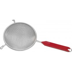 8"Bowl Strainer Nickel Plated Double Mesh
