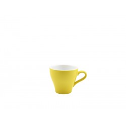 Genware Porcelain Yellow Tulip Cup 18cl/6.25oz (Pack of 6)