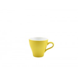 Genware Porcelain Yellow Tulip Cup 28cl/10oz (Pack of 6)