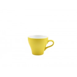 Genware Porcelain Yellow Tulip Cup 35cl/12.25oz (Pack of 6)