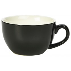 Royal Genware Bowl Shaped Cup 17.5cl/6oz Black (Pack of 6)