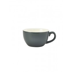 Royal Genware Bowl Shaped Cup 25cl Grey (pack of 6)