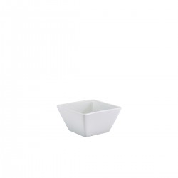 GenWare Porcelain Square Bowl 10.5cm/4" (Pack of 6)