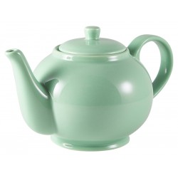 Royal Genware Teapot 85cl/30oz Green (Pack of 6)
