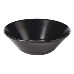 Luna Serving Bowl 18 Dia. X6cm H Black Stoneware (pack of 6)