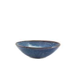 Terra Porcelain Aqua Blue Organic Bowl 22cm (Pack of 6)