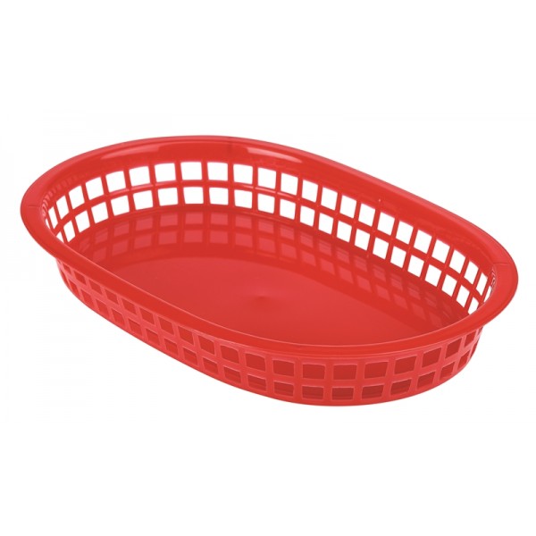 Fast Food Basket Red 27.5 x 17.5cm (pack of 6)
