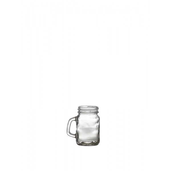 Genware Glass Mini Mason Jar 12cl/4.25oz 5 x 8.2cm (W x H) (pack of 12)