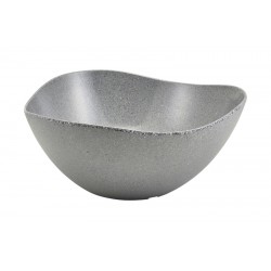 Grey Granite Melamine Triangular Buffet Bowl 35cm