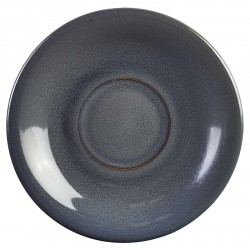 Terra Stoneware Rustic Blue Saucer 15cm (Pack of 12)