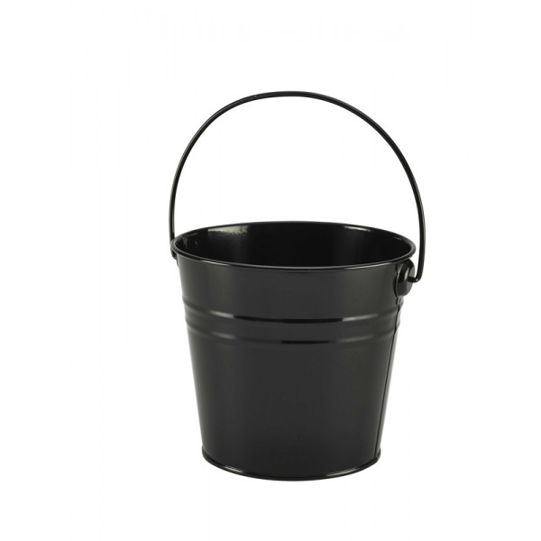Stainless Steel Serving Bucket 16cm Dia. Black 14cm (H)
