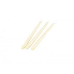 Tapered Candle 10" Ivory (Pack 100) Burn Time +/-8 Hours