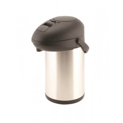 Stainless Steel Unbreakable Vacuum Pump Pot 3.0L 36cm high 16.5cm base